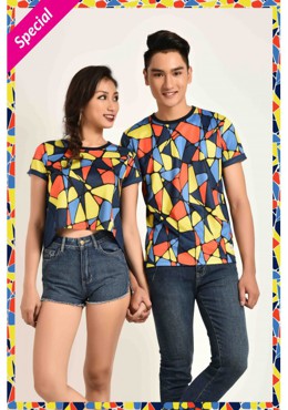 CTS-PRINT 37-DARK BLUE-COUPLE