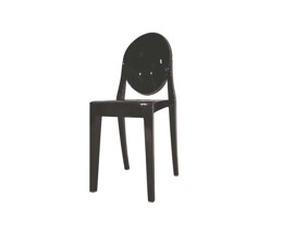 Ghế nhựa màu đen 