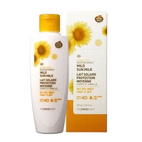 NATURAL SUN ECO BODY & FAMILY MILD SUN MILK – THEFACESHOP