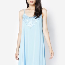 Váy ngủ 2 dây phối ren Lam Phát size XL