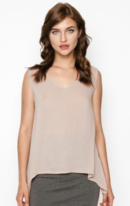 Áo Kiểu Nữ Màu Nude Hồng