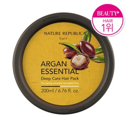 KEM Ủ PHỤC HỒI HƯ TỔN NẶNG ARGAN ESSENTIAL DEEP CARE HAIR PACK – NATURE REPUBLIC