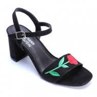 Giày sandal cao gót 9cm hai dây ôm cổ chân SD09035