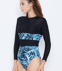 ឈុតហែលទឹក 1 ឈុតសំលៀកបំពាក់ស្ទីលរ៉ុកវែង