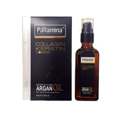 TINH DẦU DƯỠNG TÓC PALLAMIA ARGAN OIL COLLAGEN KERATIN 60ML